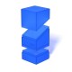 Caja azul Ultimate Guard Boulder'n'Tray 100+ con cartas y dados