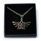 Pendant trifuerza winged Zelda steel