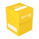 Boîte Deck Case jaune pour 100 cartes