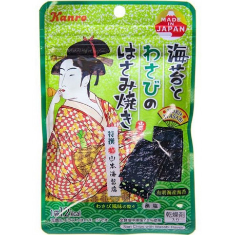 Snack de Alga Nori con Wasabi 4 gr Kanro