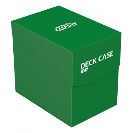 Étui à cartes 133+ vert d'Ultimate Guard avec fermeture sécurisée