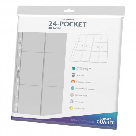 Páginas Ultimate Guard 24-Pocket carga lateral