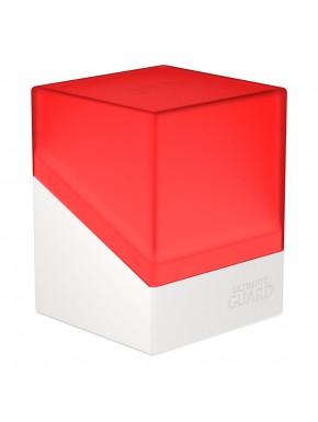 Deck box Ultimate Guard Boulder 100+ rojo y blanco