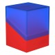 Caja de cartas Ultimate Guard Boulder 100+ Synergy azul y rojo
