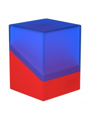 Caja de cartas Ultimate Guard Boulder 100+ Synergy azul y rojo