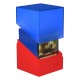 Caja de cartas Ultimate Guard Boulder 100+ Synergy azul y rojo