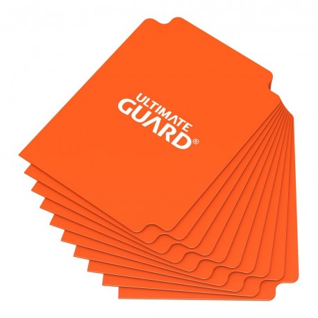 Divisores de cartas Ultimate Guard anaranjados
