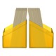 Boîte à cartes Ultimate Guard Boulder 80+ ambre