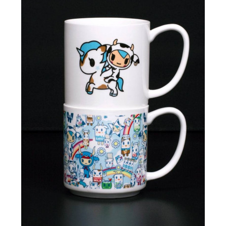 Conjunto de 2 canecas empilháveis Tokidoki