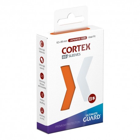 Protèges orange Ultimate Guard Cortex pour cartes