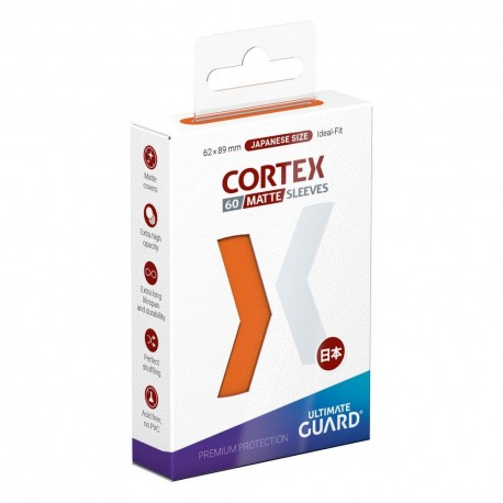 Protège-cartes Cortex Matte orange taille japonaise