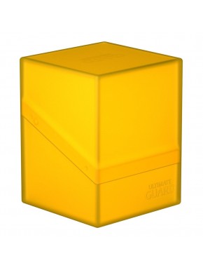 Deck box Ultimate Guard Boulder 100+ en color ámbar.