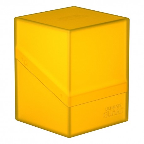 Deck box Ultimate Guard Boulder 100+ en color ámbar.