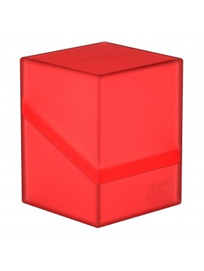 Boîte à cartes rouge Ultimate Guard Boulder 100+