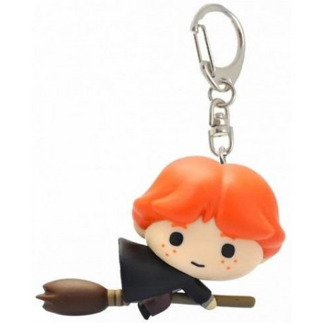 Keychain Kawaii Ron Harry Potter with Broom Chibi