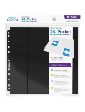 Pages noires 24-Pocket QuadRow Ultimate Guard