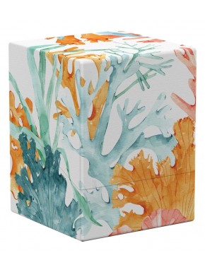 Boîte de rangement vibrante Ultimate Guard avec design de coraux