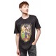 T-shirt noir Yu-Gi-Oh! Group Shot 3 avec personnages
