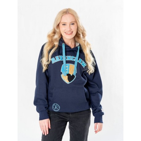 Sweat à capuche Ravenclaw de Harry Potter en bleu marine