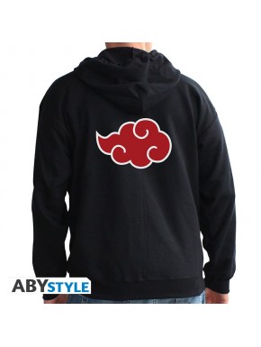 Sweat à capuche noir Akatsuki de Naruto Shippuden