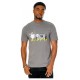 T-shirt gris avec design Joker de DC Comics