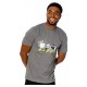 T-shirt gris avec design Joker de DC Comics