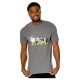 T-shirt gris avec design Joker de DC Comics
