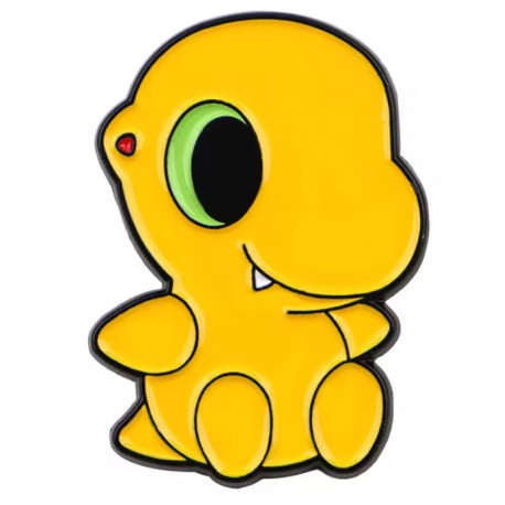 Pin de Agumon Digimon amarillo