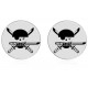 Pendientes de acero con diseño de Zoro de One Piece