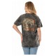T-shirt Gryffindor style Acid Wash de Harry Potter