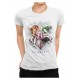T-shirt blanc avec blason aquarelle Harry Potter