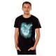 T-shirt noir avec design de Patronus de Harry Potter
