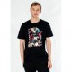 T-shirt noir style anime de Harley Quinn de DC Comics