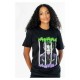 T-shirt noir DC Comics The Joker Anime Smile