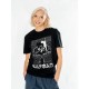 T-shirt noir Batman avec design anime de DC Comics