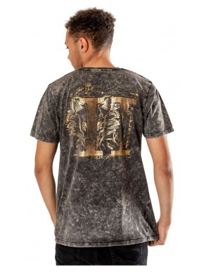 T-shirt Harry Potter Poufsouffle Acid Wash