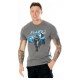 T-shirt gris Batman DC Comics avec design manga cape