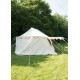 Tenda medieval de cavaleiros Burgund em vermelho e azul