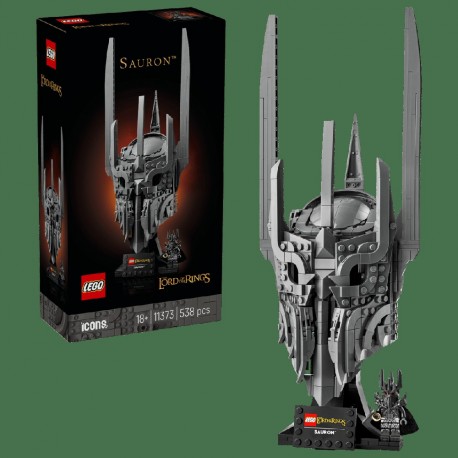 Casque Sauron LEGO avec minifigurine