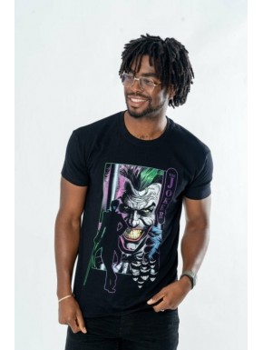 T-shirt noir DC Comics The Joker avec design de prison