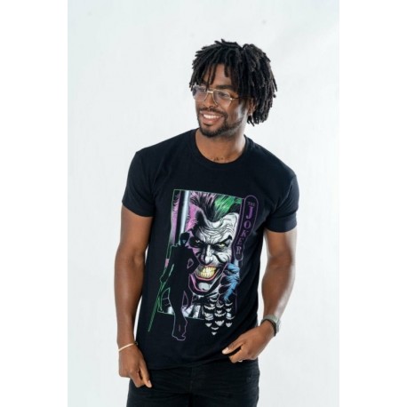 T-shirt noir DC Comics The Joker avec design de prison
