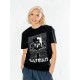 T-shirt noir Batman avec design anime de DC Comics