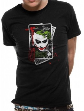 T-shirt noir avec design du Joker de The Dark Knight