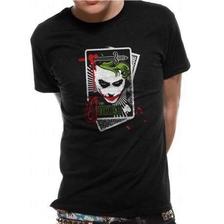T-shirt noir avec design du Joker de The Dark Knight