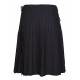 Kilt noir uni de 8 yards avec accessoires