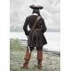 Manteau pirate marron Edward Justaucorps