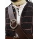 Manteau pirate marron Edward Justaucorps