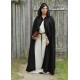 Cape viking marron avec capuche