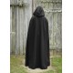 Cape viking marron avec capuche