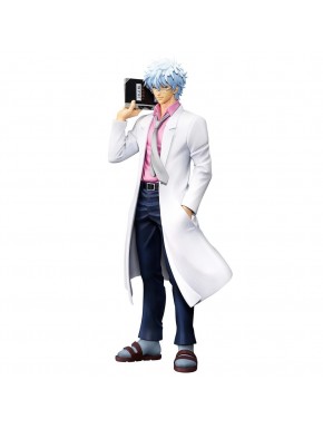 Figurine Gintama Ginpachi Sakata avec manteau blanc